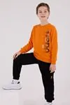 4-15 Yaş Lisanslı Us Polo Assn Erkek Çocuk Takım-Oranj