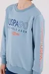 4-15 Yaş Lisanslı Us Polo Assn Erkek Çocuk Takım-Mavi