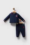 6-36 Ay Lisanslı Us Polo Assn Erkek Bebek Takım-Lacivert