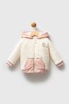 6-36 Ay Lisanslı Us Polo Assn Kız Bebek Mont-Ekru