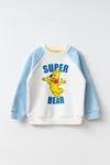 2-8 Yaş Lisanslı Haribo Erkek Çocuk Sweat-Bebe Mavisi