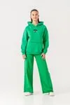 9-15 Yaş Unıque Cool Kız Çocuk Sweatshırt -Yeşil