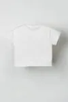 4-8 Yaş Line Whıte Que Kız Çocuk T-Shirt-Ekru