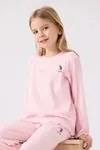 4-15 Yaş Lisanslı Us Polo Assn Kız Çocuk Takım-Pembe