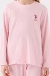 4-15 Yaş Lisanslı Us Polo Assn Kız Çocuk Takım-Pembe