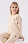 4-15 Yaş Lisanslı Us Polo Assn Kız Çocuk Takım-Kum