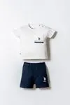 6-36 Ay Lisanslı Us Polo Assn Erkek Bebek Takım-Lacivert