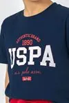 4-15 Yaş Lisanslı Us Polo Assn Erkek Çocuk Takım-İndigo