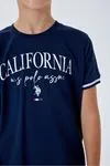 4-15 Yaş Lisanslı Us Polo Assn Erkek Çocuk Takım-Lacivert