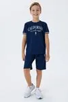 4-15 Yaş Lisanslı Us Polo Assn Erkek Çocuk Takım-Lacivert