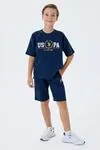 4-15 Yaş Lisanslı Us Polo Assn Erkek Çocuk Takım-Lacivert