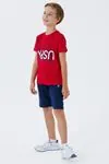 4-15 Yaş Lisanslı Us Polo Assn Erkek Çocuk Takım-Kırmızı