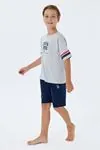4-15 Yaş Lisanslı Us Polo Assn Erkek Çocuk Takım-Taş
