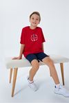4-15 Yaş Lisanslı Us Polo Assn Erkek Çocuk Takım-Kırmızı