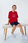 4-15 Yaş Lisanslı Us Polo Assn Erkek Çocuk Takım-Kırmızı