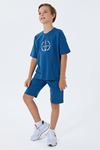 4-15 Yaş Lisanslı Us Polo Assn Erkek Çocuk Takım-Mavi
