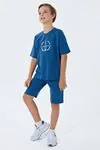 4-15 Yaş Lisanslı Us Polo Assn Erkek Çocuk Takım-Mavi