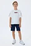 4-15 Yaş Lisanslı Us Polo Assn Erkek Çocuk Takım-Ekru