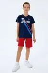 4-15 Yaş Lisanslı Us Polo Assn Erkek Çocuk Takım-Lacivert