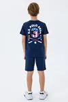 4-15 Yaş Lisanslı Us Polo Assn Erkek Çocuk Takım-Lacivert
