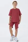 4-15 Yaş Lisanslı Us Polo Assn Erkek Çocuk Takım-Bordo