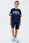4-15 Yaş Lisanslı Us Polo Assn Erkek Çocuk Takım-Lacivert