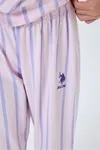 4-15 Yaş Lisanslı Us Polo Assn Kız Çocuk Takım-Lila