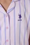 4-15 Yaş Lisanslı Us Polo Assn Kız Çocuk Takım-Lila