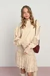 9-14 Yaş Modern Dreamy Kız Çocuk Takım-Latte
