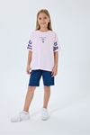 4-15 Yaş Lisanslı Us Polo Assn Kız Çocuk Takım-Lila