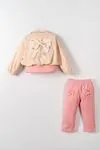 1-4 Yaş Mia Deluxe Kız Çocuk 3'Lü Takım-Pembe