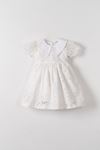 1-4 Yaş Angel Mia Kız Çocuk Elbise-Ekru