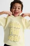 4-8 Yaş Hello Fun Erkek Çocuk Takım-Sarı
