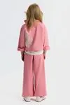 4-8 Yaş Stella Chic Kız Çocuk 3'Lü Takım-Pembe