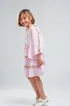 4-8 Yaş SeaShell Sugar Kız Çocuk 3'Lü Takım-Şeker Pembe
