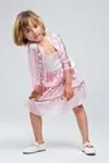 4-8 Yaş SeaShell Sugar Kız Çocuk 3'Lü Takım-Şeker Pembe