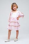 4-8 Yaş SeaShell Sugar Kız Çocuk 3'Lü Takım-Şeker Pembe