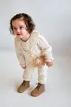 6-18 Aylık Leyla Kız Bebek 3'Lü Takım-Latte