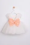 2-5 Yaş Bella Mini Kız Çocuk Elbise-Somon