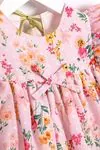2-5 Yaş Cute Dress Kız Çocuk Elbise-Pembe