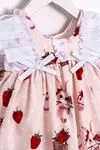 9-24 Aylık Veralla Kız Bebek Elbise-Pembe