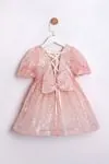 2-5 Yaş Cuddless Set Kız Çocuk Elbise-Pembe