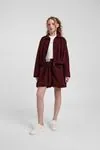 10-14 Yaş New İcon Chic Kız Çocuk 3'Lü Takım-Bordo