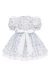 6-24 Aylık Garden Love Kız Bebek Elbise-Bebe Mavisi