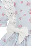 6-24 Aylık Garden Love Kız Bebek Elbise-Bebe Mavisi