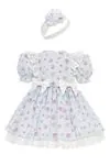 6-24 Aylık Garden Love Kız Bebek Elbise-Bebe Mavisi