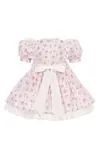 6-24 Aylık Garden Love Kız Bebek Elbise-Pembe