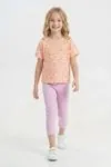 6-9 Yaş New Daisy Relaxe  Kız Çocuk Takım-Lila