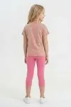6-9 Yaş New Daisy Relaxe  Kız Çocuk Takım-Pembe