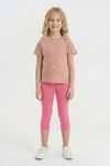 6-9 Yaş New Daisy Relaxe  Kız Çocuk Takım-Pembe